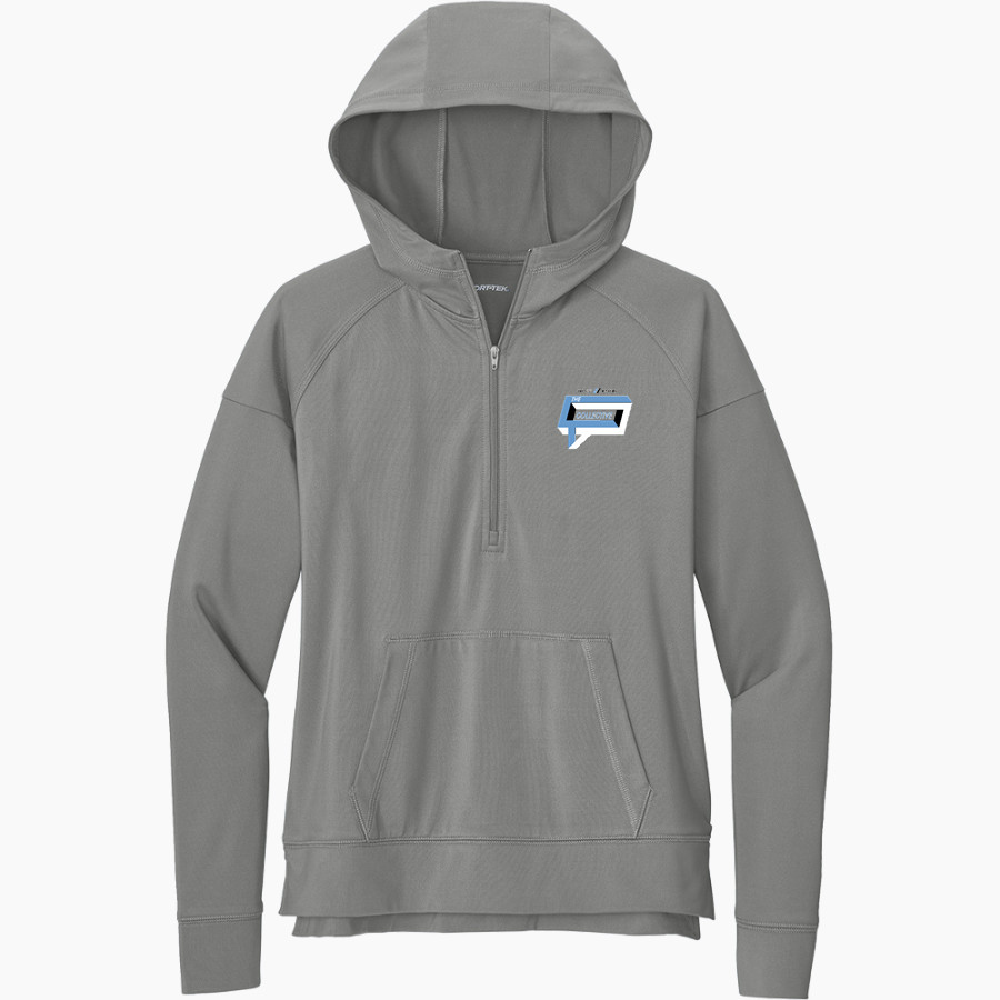 Believe In You <span class="pdp-name-mascot">Believe In You</span> Sport-Tek Women's Sport Wicking Stretch 1/2 Zip Hoodie