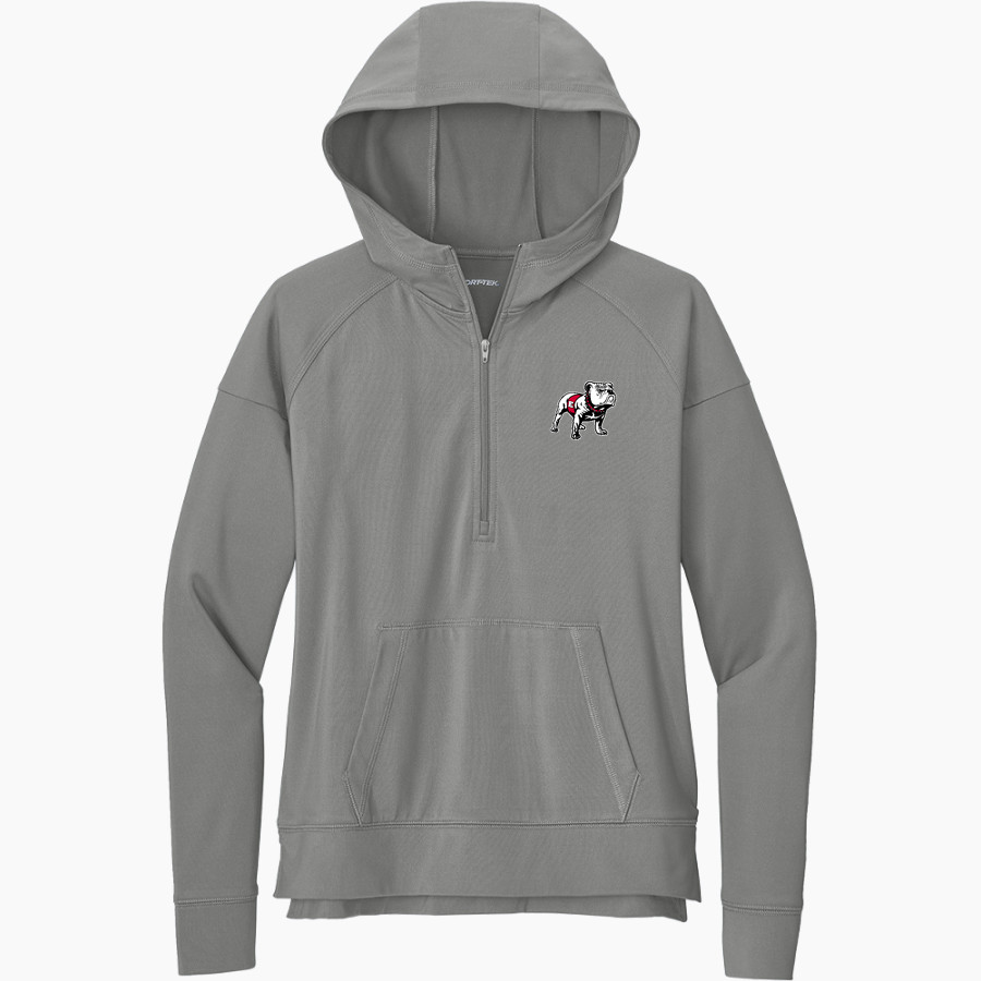 EASTON AREA HIGH SCHOOL RED ROVERS <span class="pdp-name-mascot">EASTON AREA RED ROVERS</span> Sport-Tek Women's Sport Wicking Stretch 1/2 Zip Hoodie