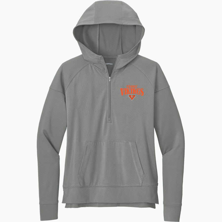 Frost Vikings <span class="pdp-name-mascot">Frost Vikings</span> Sport-Tek Women's Sport Wicking Stretch 1/2 Zip Hoodie