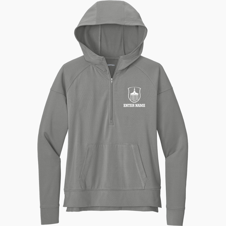 HANDLEY JUDGES The Official Online Store <span class="pdp-name-mascot">HANDLEY JUDGES</span> Sport-Tek Women's Sport Wicking Stretch 1/2 Zip Hoodie