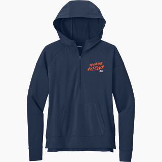 Sport-Tek Women's Sport Wicking Stretch 1/2 Zip Hoodie