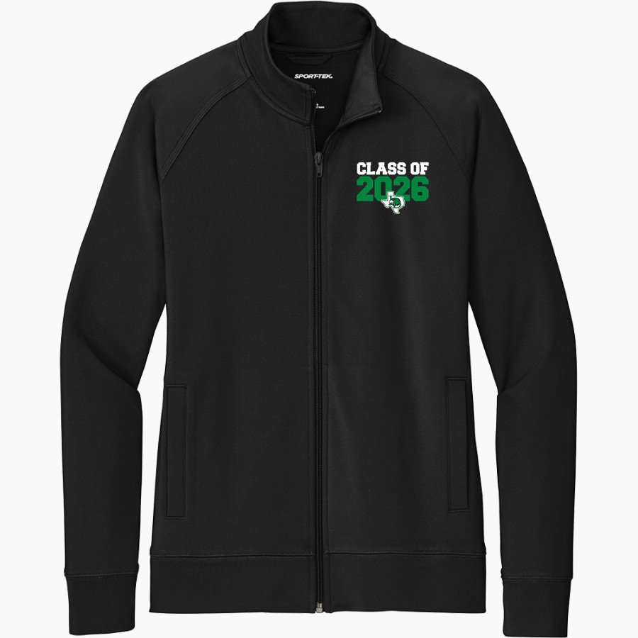 LAKE DALLAS HIGH SCHOOL FALCONS Sport-Tek Women's Sport-Wick Stretch Full-Zip Cadet Jacket