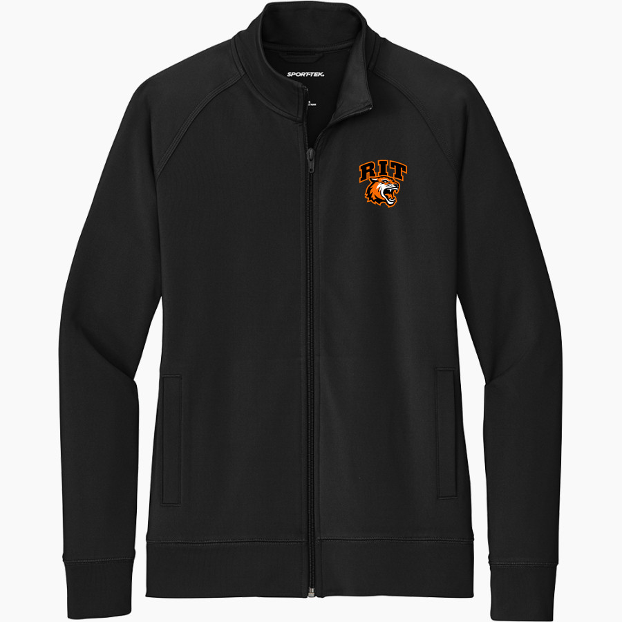 Rochester Institute of Technology Tigers <span class="pdp-name-mascot">RIT Tigers</span> Sport-Tek Women's Sport-Wick Stretch Full-Zip Cadet Jacket