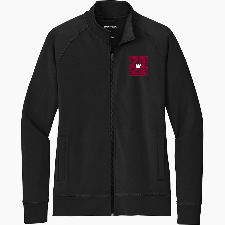 Willamette Wolverines <span class="pdp-name-mascot">Willamette Wolverines</span> Sport-Tek Women's Sport-Wick Stretch Full-Zip Cadet Jacket