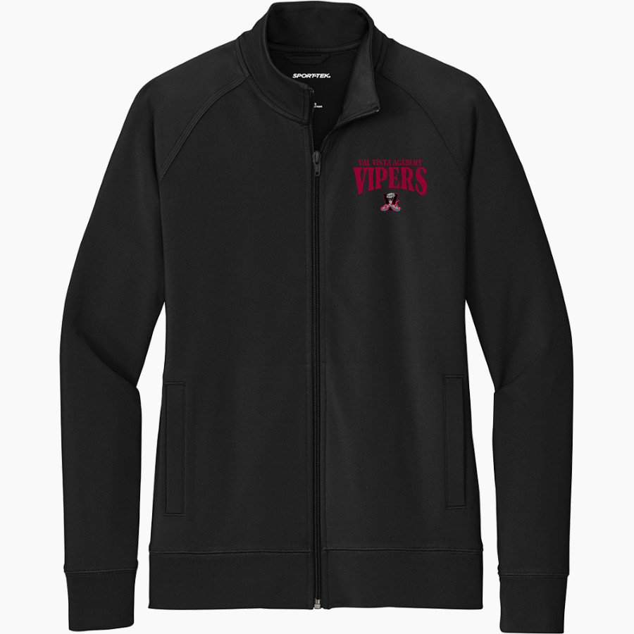 Val Vista Academy Vipers <span class="pdp-name-mascot">Val Vista Academy Vipers</span> Sport-Tek Women's Sport-Wick Stretch Full-Zip Cadet Jacket
