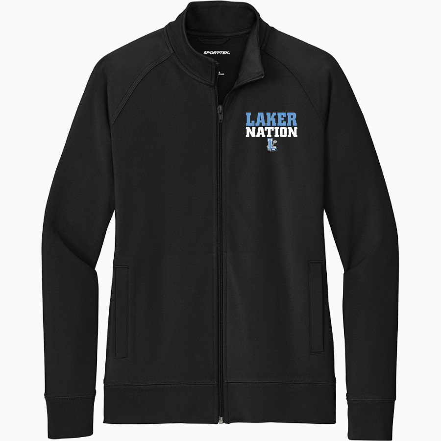 Garrett College Lakers Sport-Tek Women's Sport-Wick Stretch Full-Zip Cadet Jacket