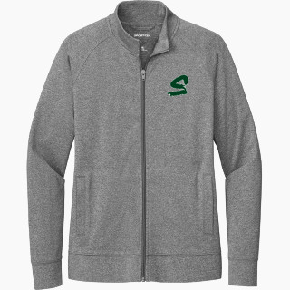 Sport-Tek Women's Sport-Wick Stretch Full-Zip Cadet Jacket