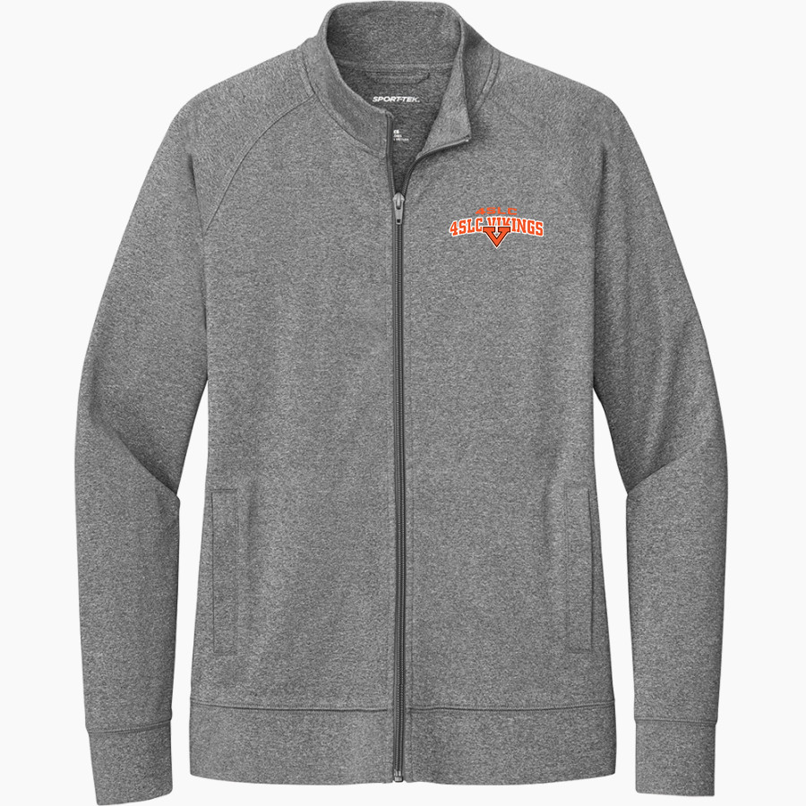 4SLC 4SLC Vikings <span class="pdp-name-mascot">4SLC</span> Sport-Tek Women's Sport-Wick Stretch Full-Zip Cadet Jacket