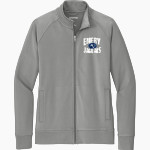 Emery Jaguars Sport-Tek Women's Sport-Wick Stretch Full-Zip Cadet Jacket Front Thumbnail