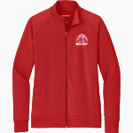 Red Top Miners Sport-Tek Women's Sport-Wick Stretch Full-Zip Cadet Jacket Front Thumbnail