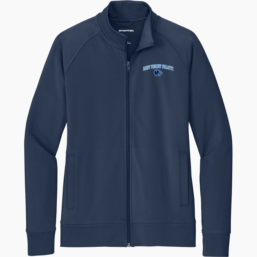 SAINT VINCENT PALLOTTI H S PANTHERS <span class="pdp-name-mascot">SAINT VINCENT PALLOTTI PANTHERS</span> Sport-Tek Women's Sport-Wick Stretch Full-Zip Cadet Jacket