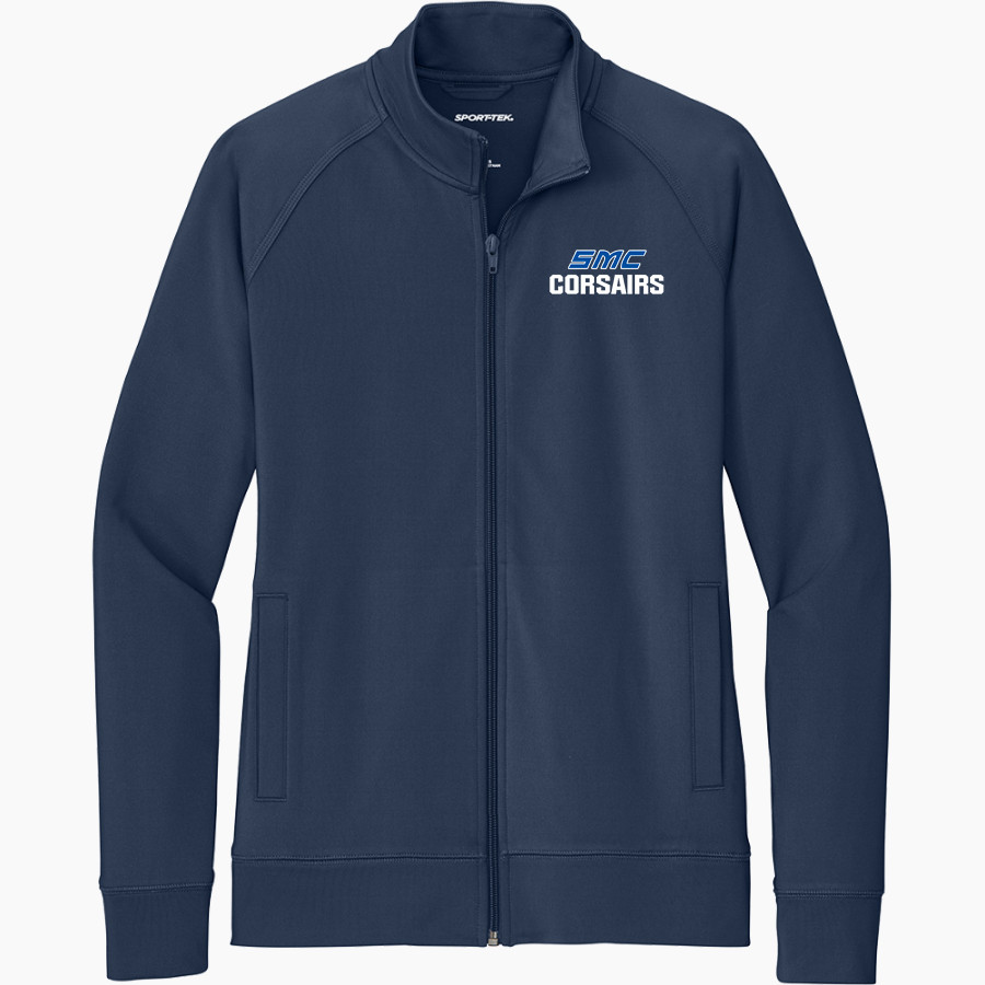 Santa Monica Corsairs <span class="pdp-name-mascot">Santa Monica College Corsairs</span> Sport-Tek Women's Sport-Wick Stretch Full-Zip Cadet Jacket