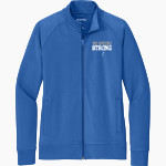 RANDOLPH HIGH SCHOOL RO-HAWKS Sport-Tek Women's Sport-Wick Stretch Full-Zip Cadet Jacket Front Thumbnail