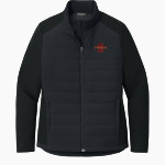 ITHACA HIGH SCHOOL LITTLE RED <span class="pdp-name-mascot">ITHACA LITTLE RED</span> Sport-Tek Women's Teknical Hybrid Jacket Front Thumbnail