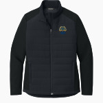SIMEON CAREER ACADEMY HIGH SCHOOL WOLVERINES <span class="pdp-name-mascot">SIMEON WOLVERINES</span> Sport-Tek Women's Teknical Hybrid Jacket Front Thumbnail