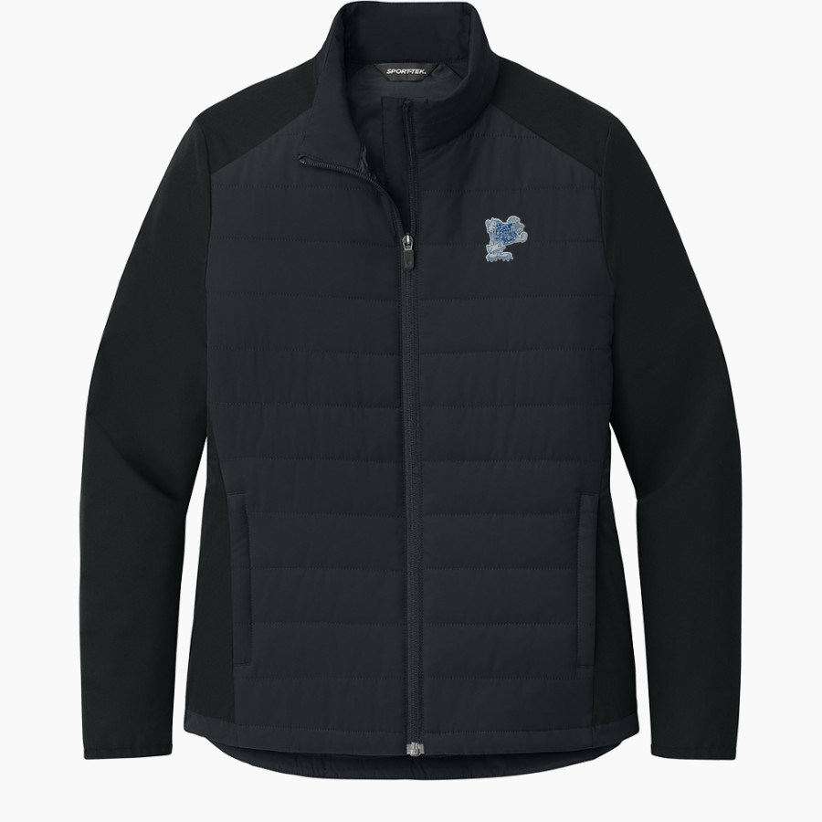 Vernonia Loggers <span class="pdp-name-mascot">Vernonia Loggers</span> Sport-Tek Women's Teknical Hybrid Jacket