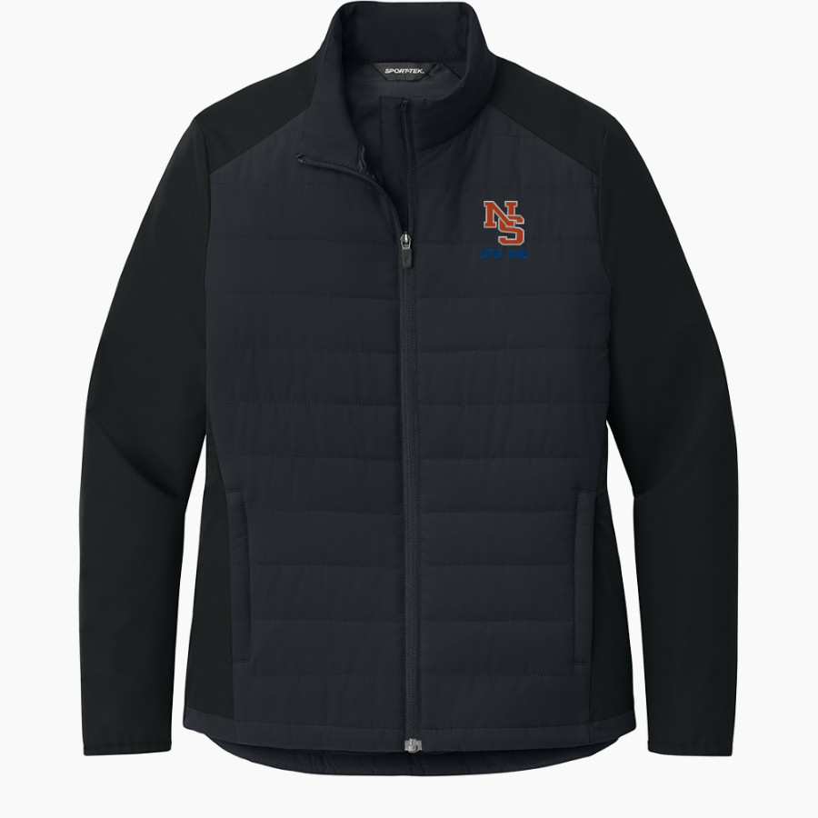 NEWTON SOUTH HIGH SCHOOL LIONS <span class="pdp-name-mascot">NEWTON SOUTH LIONS</span> Sport-Tek Women's Teknical Hybrid Jacket