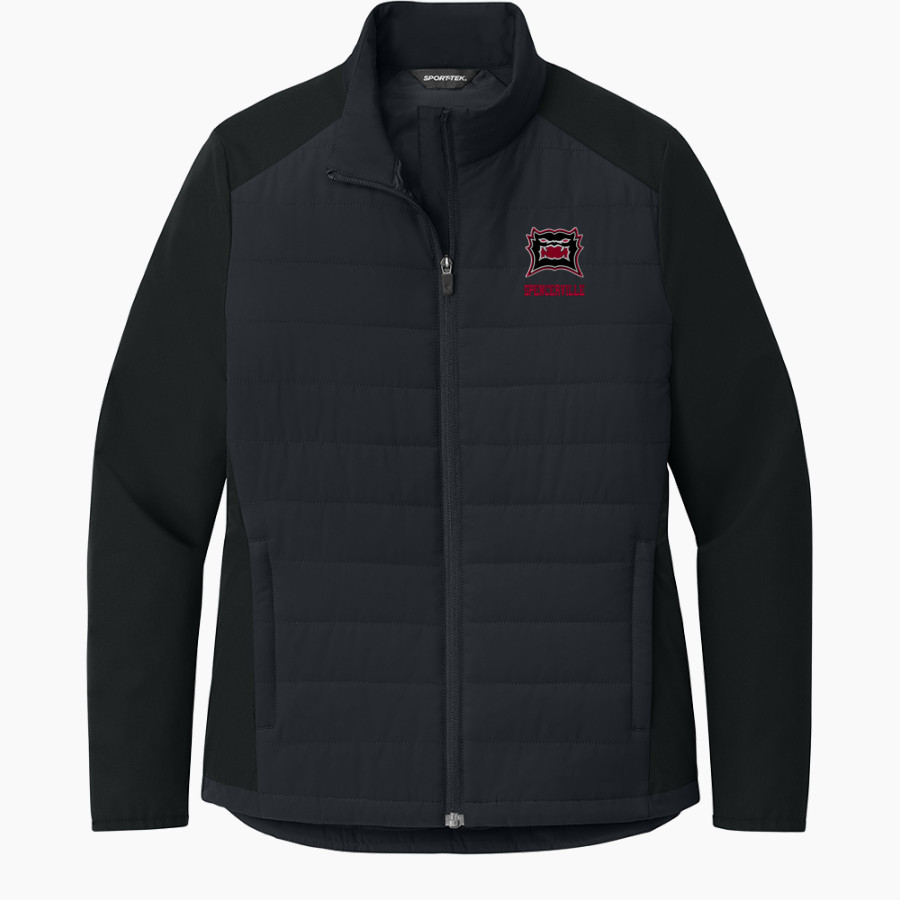SPENCERVILLE HIGH SCHOOL BEARCATS <span class="pdp-name-mascot">SPENCERVILLE BEARCATS</span> Sport-Tek Women's Teknical Hybrid Jacket