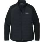 Mount St. Mary Academy believe in the boom <span class="pdp-name-mascot">Mount Saint Mary Academy Thunder</span> Sport-Tek Women's Teknical Hybrid Jacket Front Thumbnail