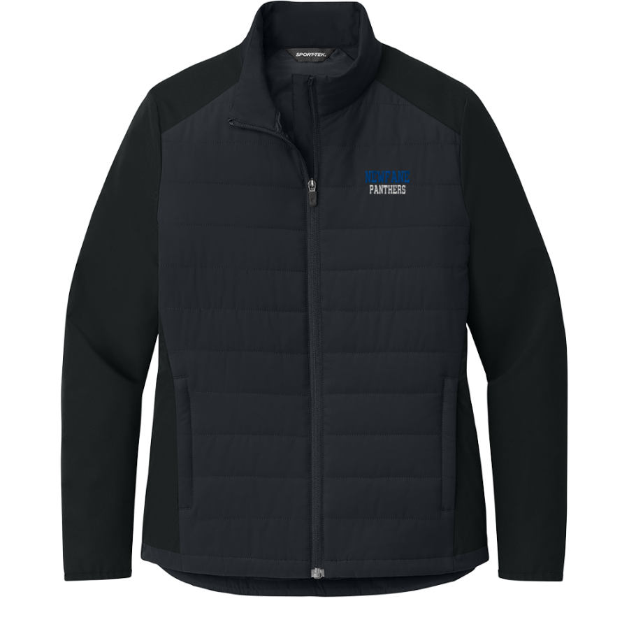 NEWFANE HIGH SCHOOL PANTHERS <span class="pdp-name-mascot">NEWFANE PANTHERS</span> Sport-Tek Women's Teknical Hybrid Jacket