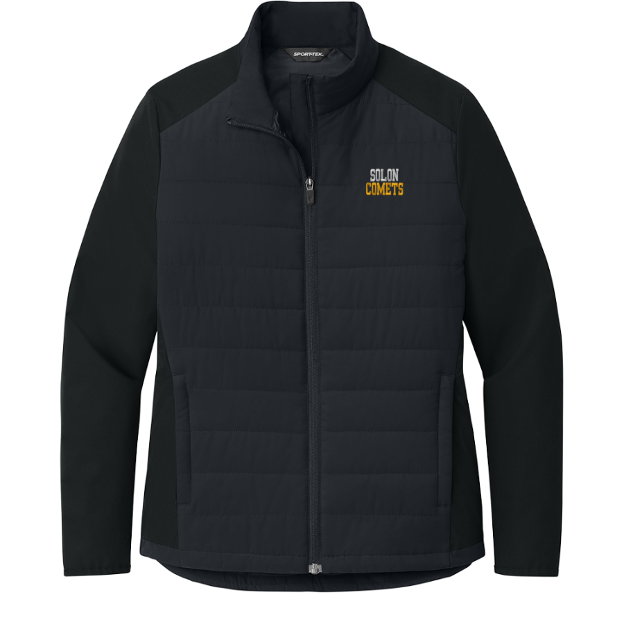 SOLON COMETS The Official Online Store <span class="pdp-name-mascot">SOLON COMETS</span> Sport-Tek Women's Teknical Hybrid Jacket