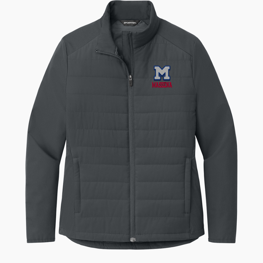 Massena Red Raiders <span class="pdp-name-mascot">Massena Raiders</span> Sport-Tek Women's Teknical Hybrid Jacket