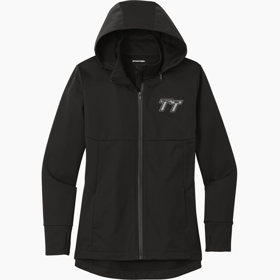 Triplett Tech <span class="pdp-name-mascot">Triplett Business and Technical Institute</span> Sport-Tek Women's Hooded Soft Shell Jacket