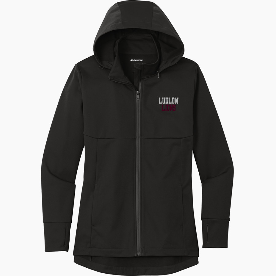 Ludlow Lions <span class="pdp-name-mascot">Lions</span> Sport-Tek Women's Hooded Soft Shell Jacket