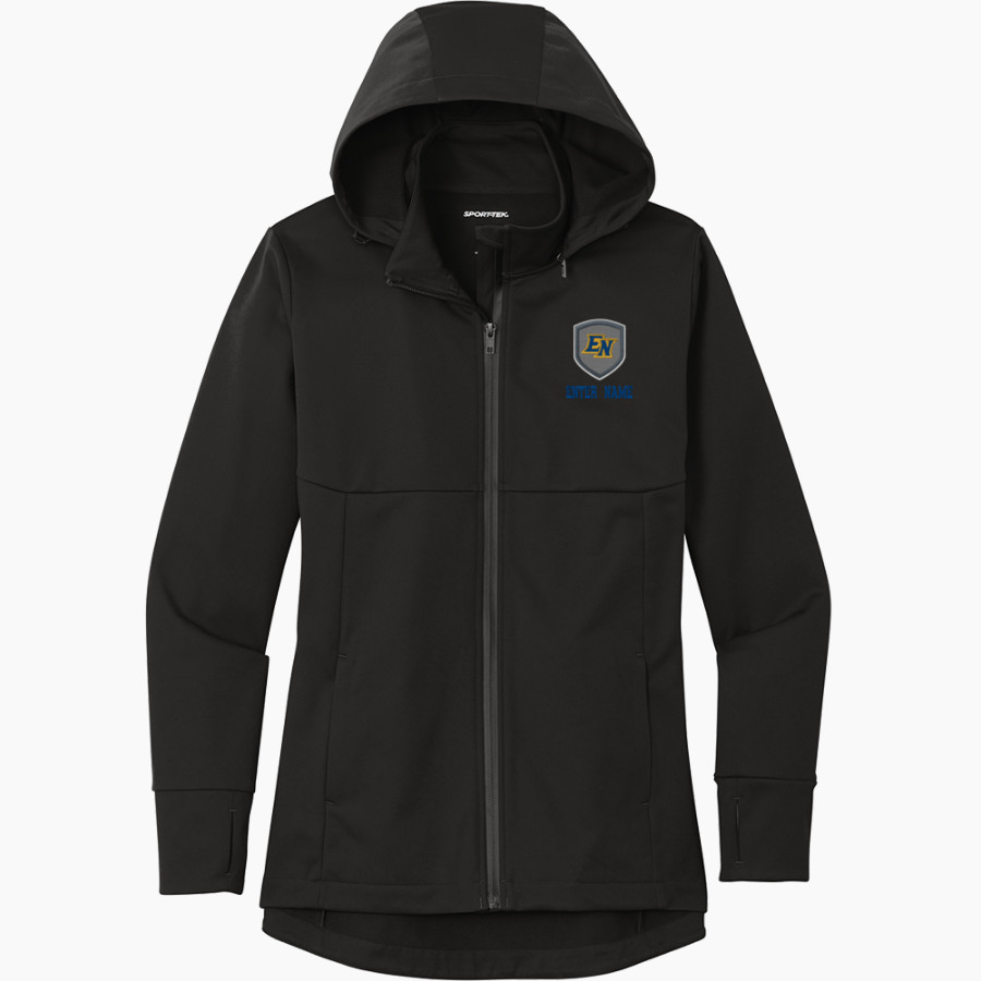EAST NOBLE HIGH SCHOOL KNIGHTS <span class="pdp-name-mascot">EAST NOBLE KNIGHTS</span> Sport-Tek Women's Hooded Soft Shell Jacket