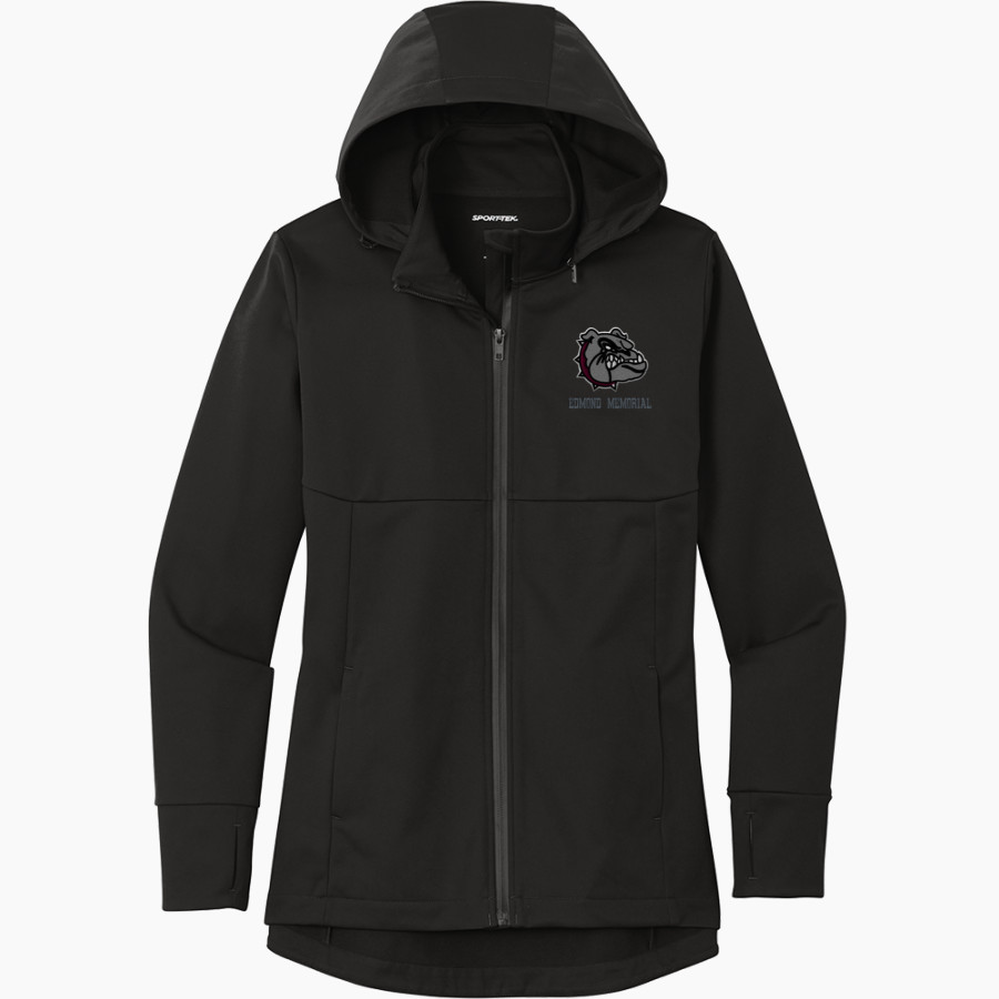 EDMOND MEMORIAL HIGH SCHOOL BULLDOGS <span class="pdp-name-mascot">EDMOND MEMORIAL BULLDOGS</span> Sport-Tek Women's Hooded Soft Shell Jacket
