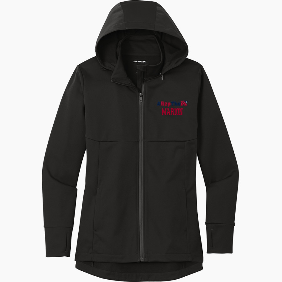Marion Patriots <span class="pdp-name-mascot">Marion High School Patriots</span> Sport-Tek Women's Hooded Soft Shell Jacket