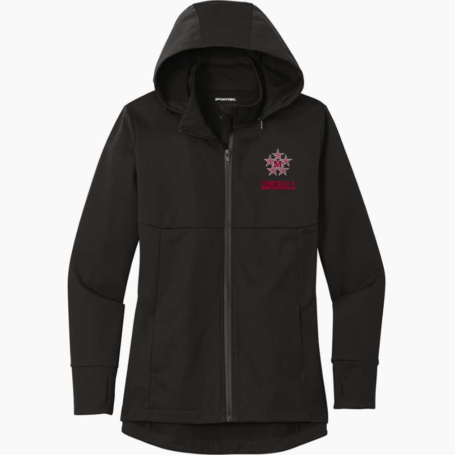 MACARTHUR HIGH SCHOOL GENERALS <span class="pdp-name-mascot">MACARTHUR GENERALS</span> Sport-Tek Women's Hooded Soft Shell Jacket