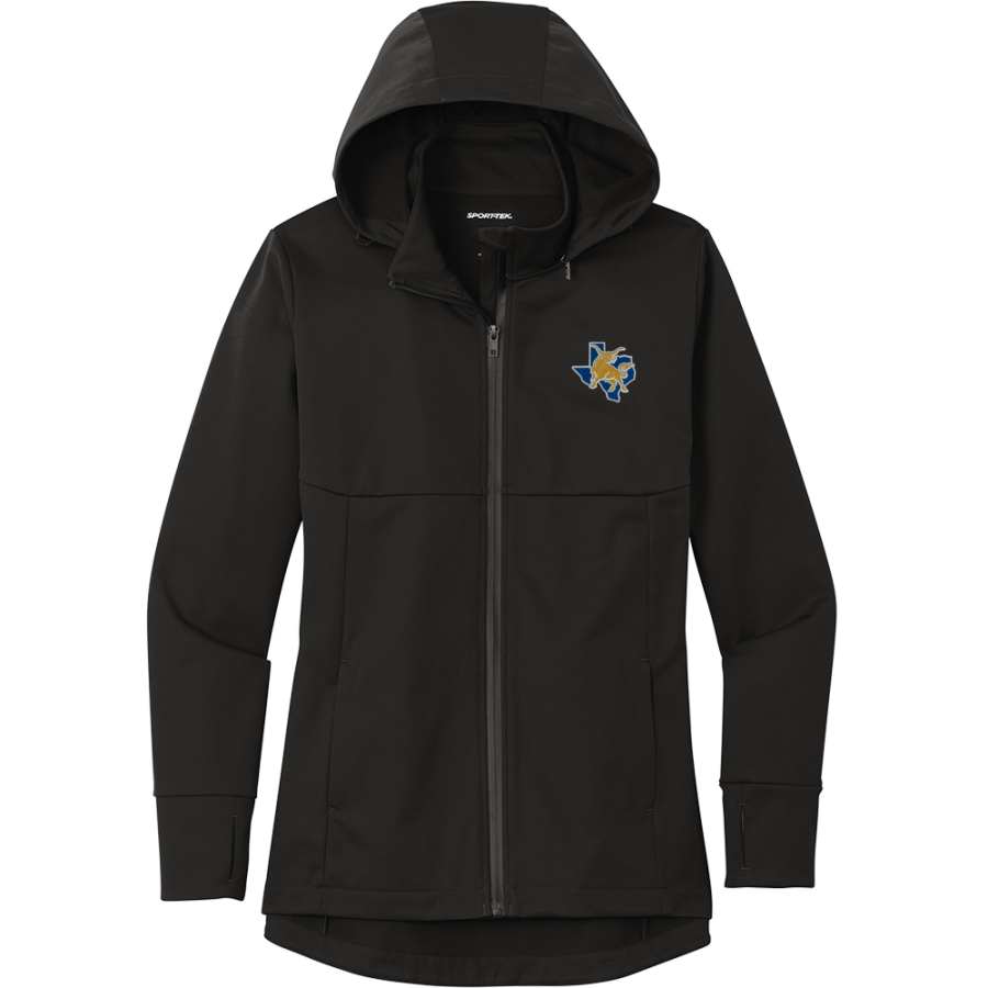 DIME BOX HIGH SCHOOL LONGHORNS <span class="pdp-name-mascot">DIME BOX LONGHORNS</span> Sport-Tek Women's Hooded Soft Shell Jacket