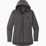 Carbon Christian Crusaders <span class="pdp-name-mascot">Carbon Christian Academy Crusaders</span> Sport-Tek Women's Hooded Soft Shell Jacket Front Thumbnail