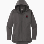 DOVER HIGH SCHOOL LONGHORNS <span class="pdp-name-mascot">DOVER LONGHORNS</span> Sport-Tek Women's Hooded Soft Shell Jacket Front Thumbnail