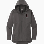 Jupiter Christian Eagles <span class="pdp-name-mascot">Jupiter Eagles</span> Sport-Tek Women's Hooded Soft Shell Jacket Front Thumbnail