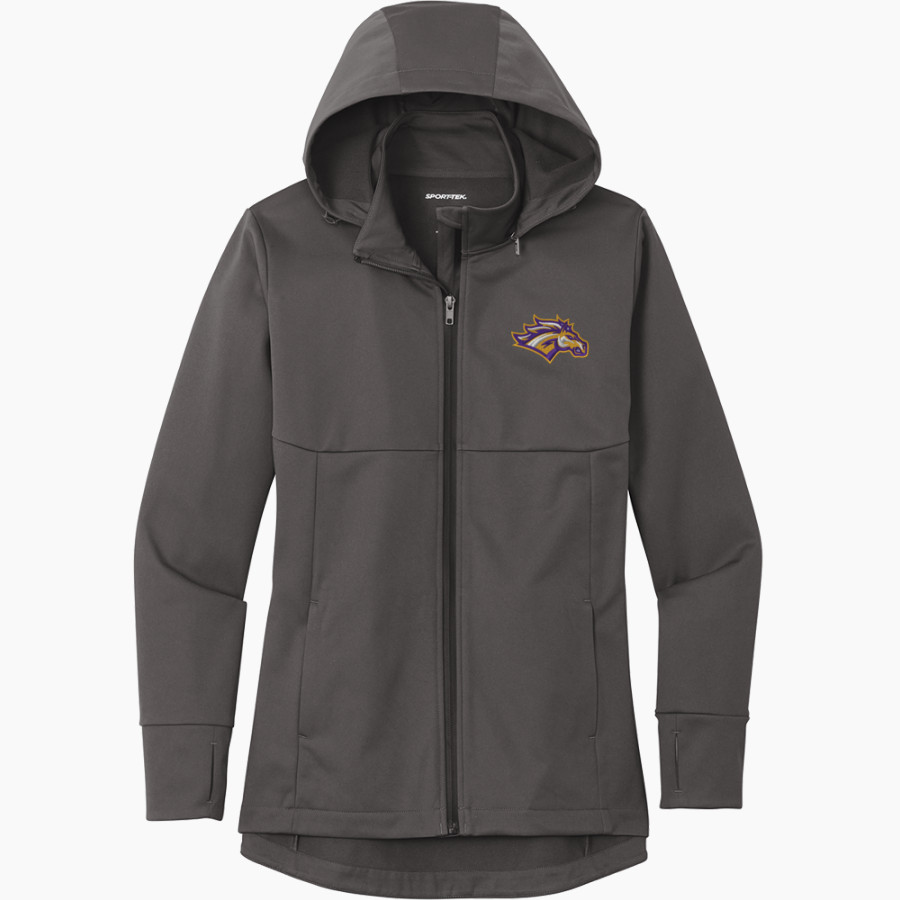 Rolling Meadows Mustangs <span class="pdp-name-mascot">Rolling Meadows High School Mustangs</span> Sport-Tek Women's Hooded Soft Shell Jacket