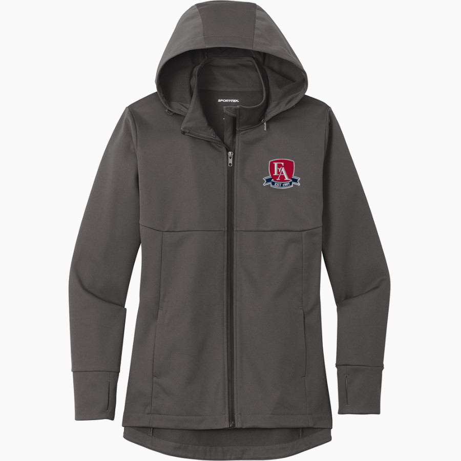 Frontier Academy Wolverines <span class="pdp-name-mascot">Frontier Academy Wolverines</span> Sport-Tek Women's Hooded Soft Shell Jacket