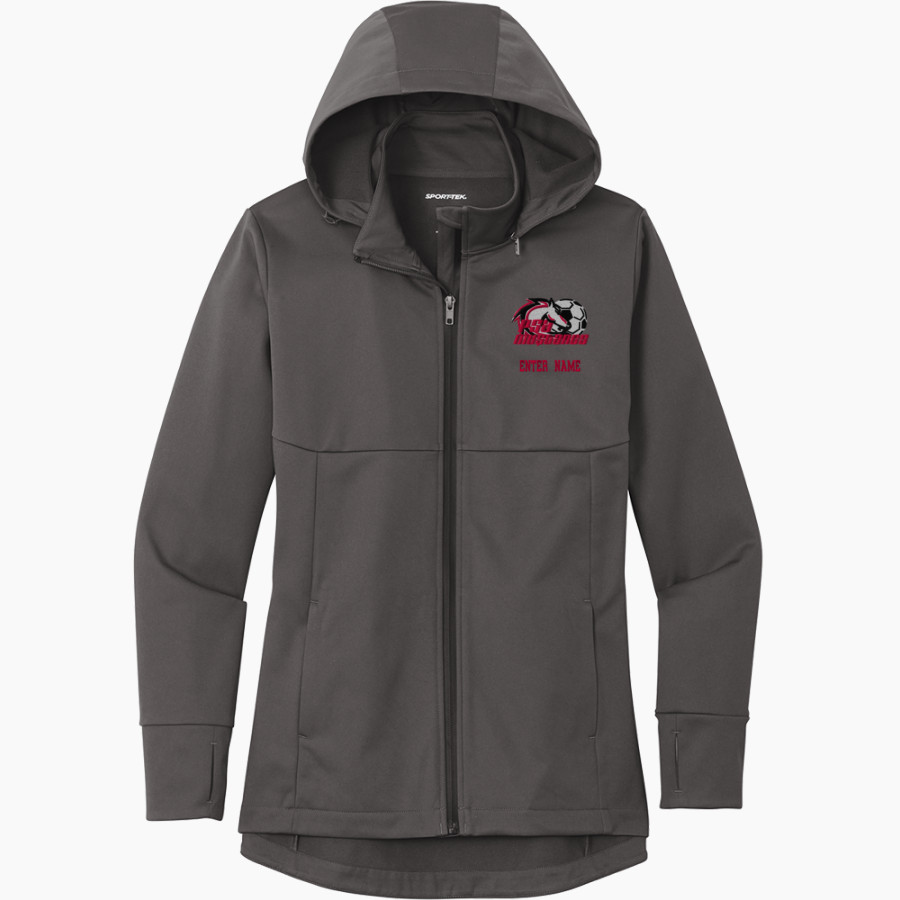 PSA Mustangs official sideline store Sport-Tek Women's Hooded Soft Shell Jacket