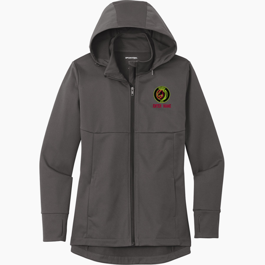 DRAGON WRESTLING DRAGON WRESTLING <span class="pdp-name-mascot">DRAGON WRESTLING</span> Sport-Tek Women's Hooded Soft Shell Jacket