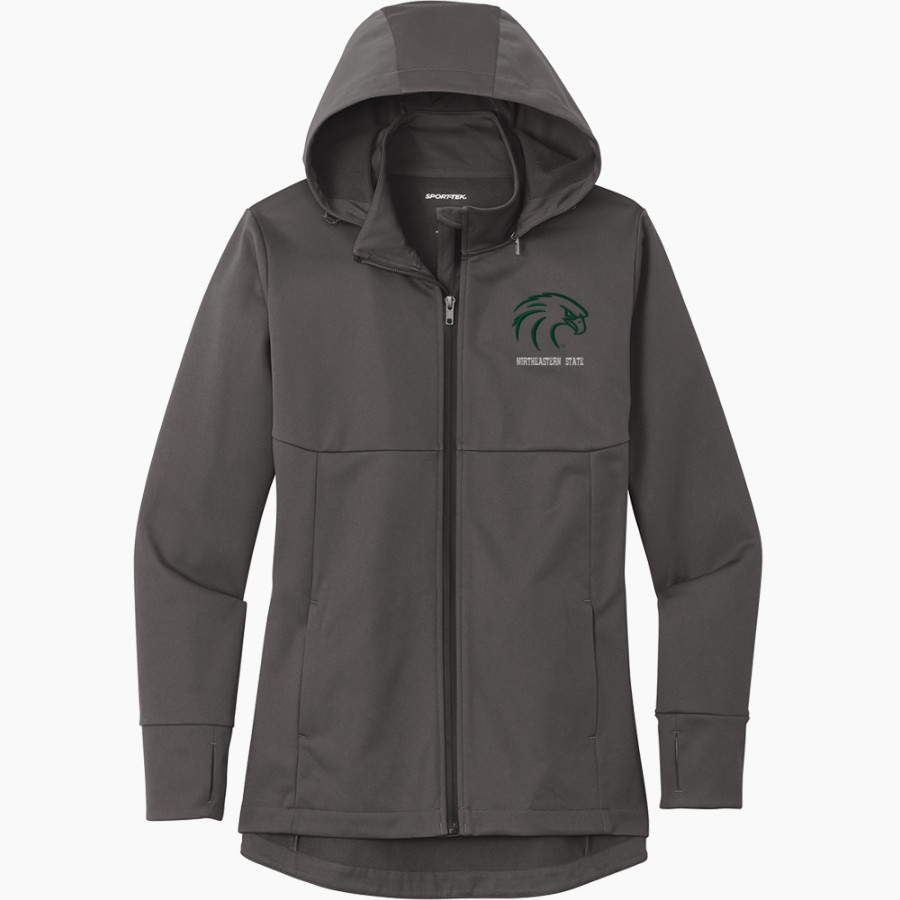 Northeastern State Riverhawks <span class="pdp-name-mascot">Northeastern State Riverhawks</span> Sport-Tek Women's Hooded Soft Shell Jacket