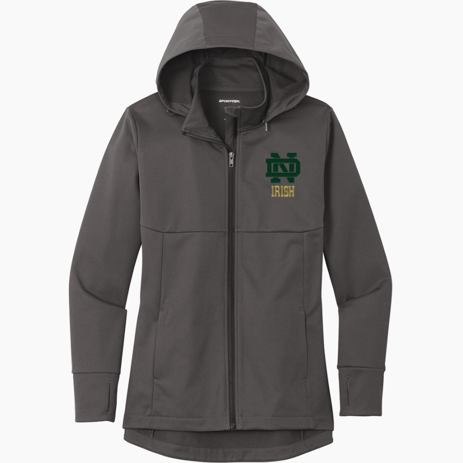 Notre Dame Irish Sport-Tek Women's Hooded Soft Shell Jacket