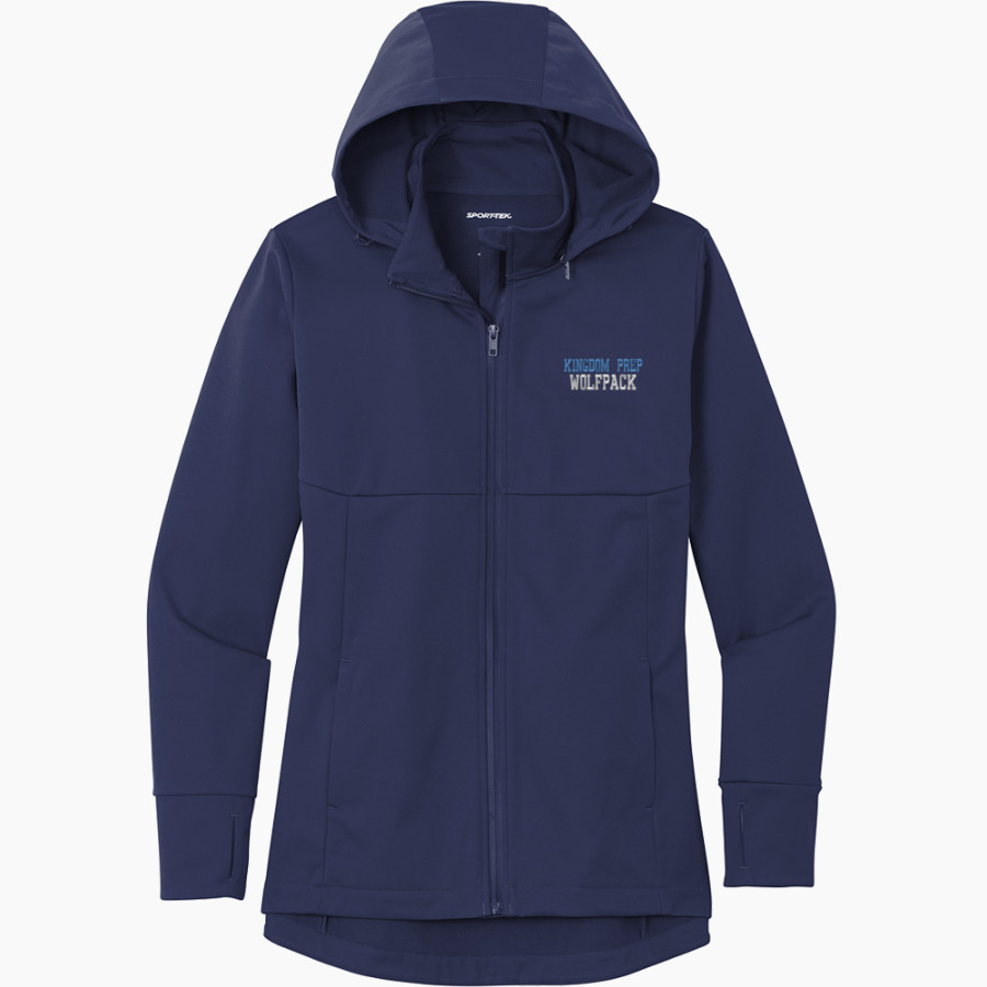 Kingdom Prep Wolfpack <span class="pdp-name-mascot">Kingdom Prep Wolfpack</span> Sport-Tek Women's Hooded Soft Shell Jacket