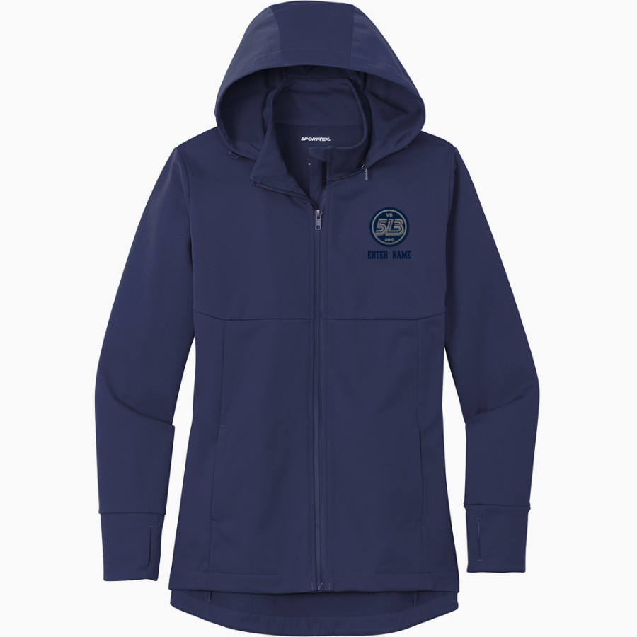 513 Volleyball 513 Volleyball <span class="pdp-name-mascot">513 Volleyball</span> Sport-Tek Women's Hooded Soft Shell Jacket