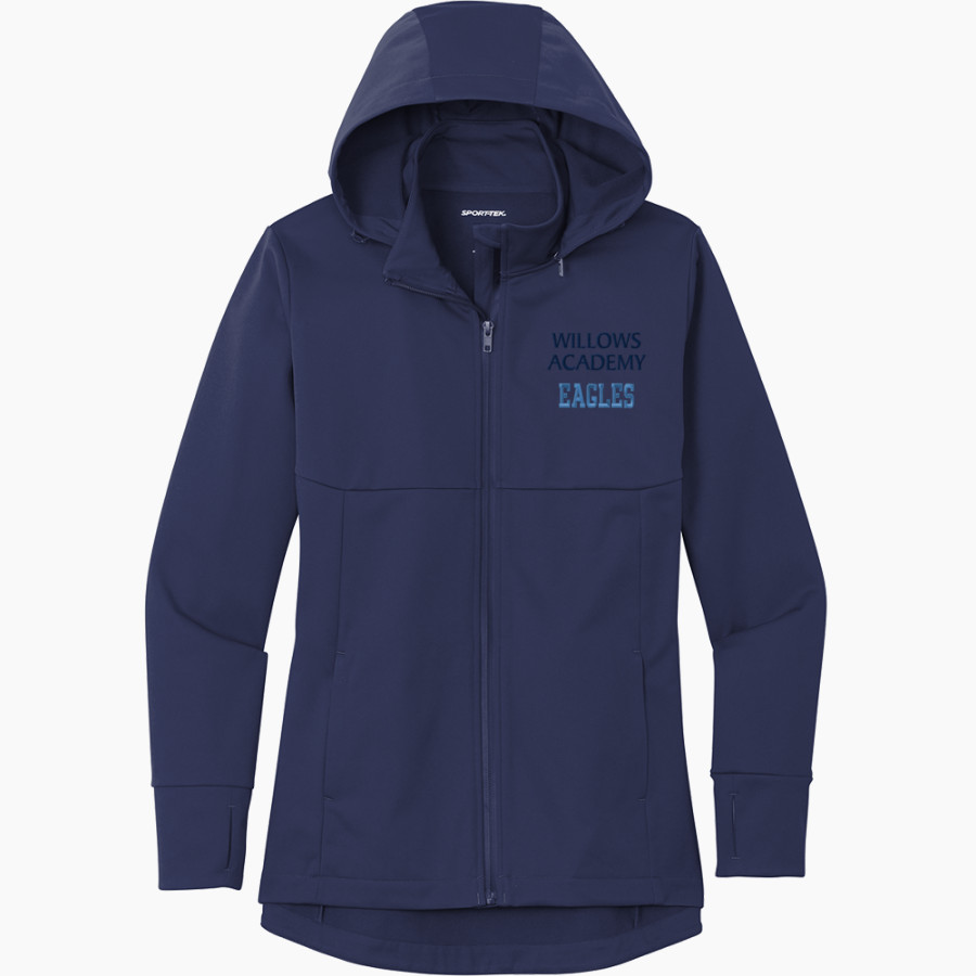 WILLOWS ACADEMY Eagles Sport-Tek Women's Hooded Soft Shell Jacket