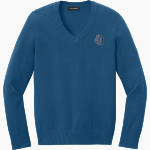 Aurora University Spartans Online Store <span class="pdp-name-mascot">Aurora Spartans</span> Port Authority Women's Easy Care V-Neck Sweater Front Thumbnail