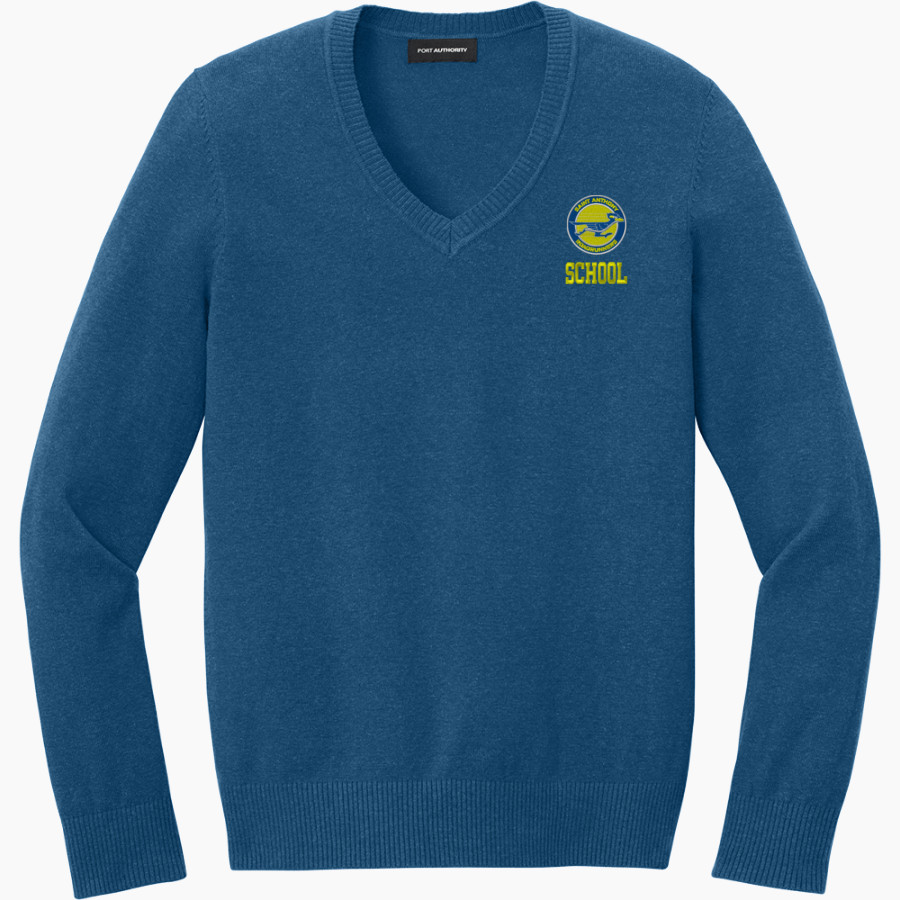 St. Anthony School <span class="pdp-name-mascot">St. Anthony School</span> Port Authority Women's Easy Care V-Neck Sweater