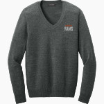 McDonough Rams <span class="pdp-name-mascot">McDonough Rams</span> Port Authority Women's Easy Care V-Neck Sweater Front Thumbnail