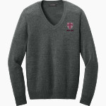 St. Anselm's Abbey Panthers <span class="pdp-name-mascot">Saint Anselm's Abbey Panthers</span> Port Authority Women's Easy Care V-Neck Sweater Front Thumbnail