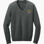 Lutheran Knights Port Authority Women's Easy Care V-Neck Sweater Front Thumbnail